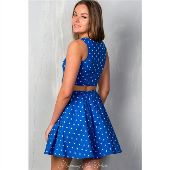 B1 Bailey💙Blue stunning two piece top&skjrt stun - Picture 3 of 6